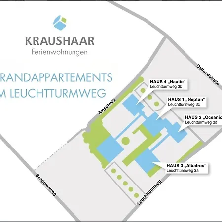 Strandappartements Am Leuchtturmweg Meeresgold 公寓 克伦胡森